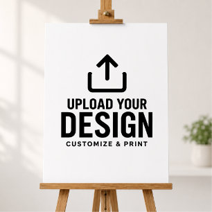 Customizable 18x24" Blank Event Template Foam Board