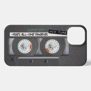 Customizable 1970's 1980's Retro Cassette Mix Tape iPhone 13 Case