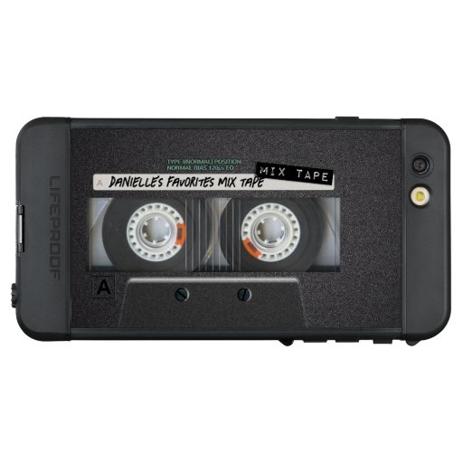 Customizable 1970's 1980's Retro Cassette Mix Tape LifeProof NÜÜD iPhone 6s Plus Case