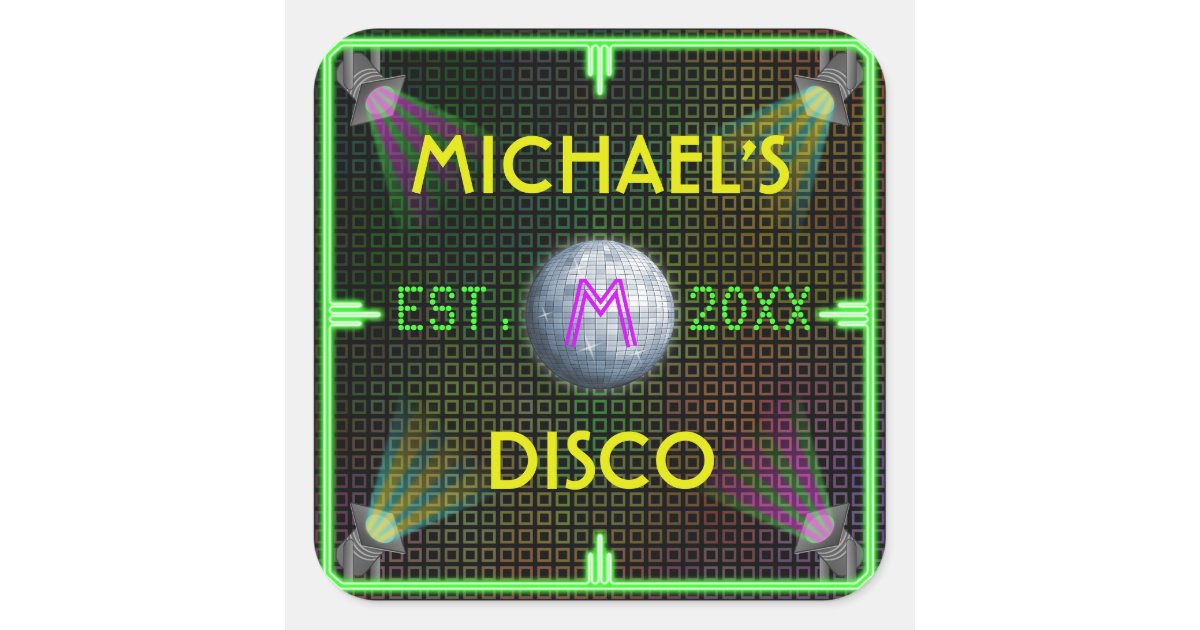 Mirrorball Disco Ball Classic Round Sticker