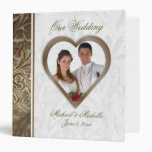 Customizable 1 1/2 Inch Photo Wedding Album 3 Ring Binder at Zazzle