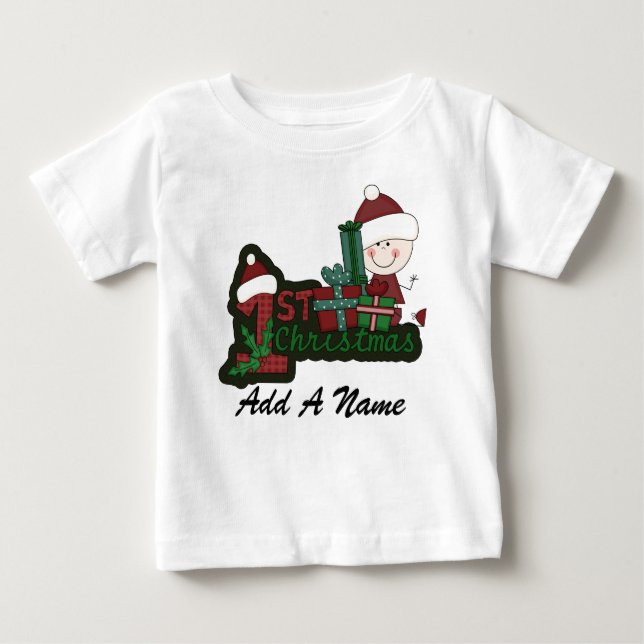 Customizable 1st Christmas Tshirt (Front)