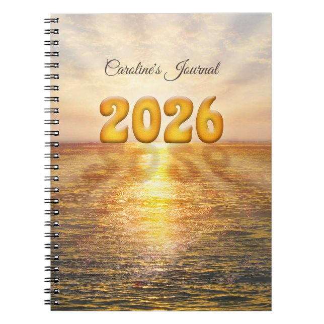 (Customizable) 2026 Notebook (Front)
