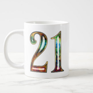 Customizable 21 & Holding  Giant Coffee Mug
