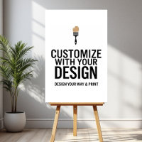 Customizable 24x36" Blank Event Display Sign