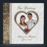 Customizable 2 Inch Photo Wedding Album 3 Ring Binder<br><div class="desc">Add/upload your own photograph, album title, bride and groom names and the date of your marriage to the front of this lovely Wedding Binder, in the "Personalize It" box on the right of this product page. Font, font color and font size may also be changed. This design is specific for...</div>