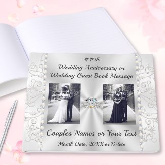 Customizable 2 Photos Wedding or Anniversary