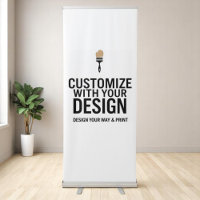 Customizable 33x79.5" Blank Event Display Sign