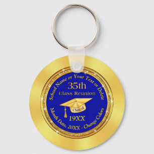 Customizable, 35 year Class Reunion Ideas, Favors Keychain
