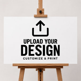 Customizable 36x24" Blank Template Display Sign
