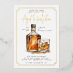 Customizable 40th Birthday Whiskey Real Gold Foil Invitation<br><div class="desc">Elevate your celebration with this luxurious customizable real gold foil 40th birthday invitation featuring a sophisticated whiskey bottle and glass design. Perfect for a stylish and elegant party, this invitation sets the tone for an unforgettable evening. Personalize it with your event details and impress your guests with this unique and...</div>