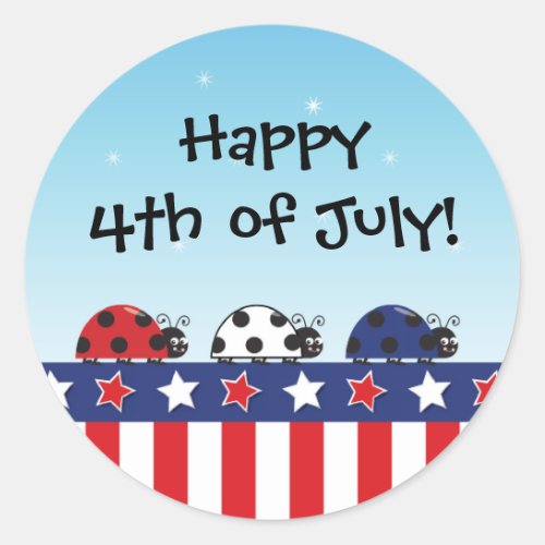 Customizable 4th of July Sticker