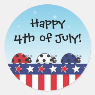 Customizable 4th of July Sticker