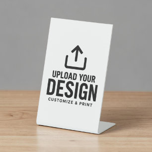 Customizable 4x6" Blank Business Display Sign