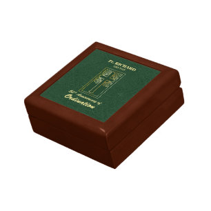 Customizable 50th Anniversary of Ordination Green Gift Box
