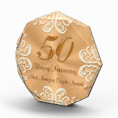 Customizable 50th Golden Wedding Anniversary Gifts (Right)