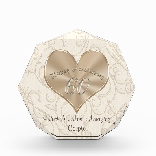 Customizable 60th Wedding Anniversary Gift Ideas Zazzle com