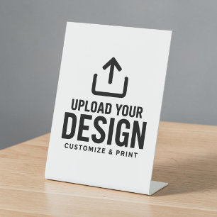 Customizable 6x8" Blank Business Display Sign