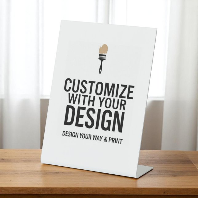 Customizable 6x8" Blank Event Display Sign  (Creator Uploaded)