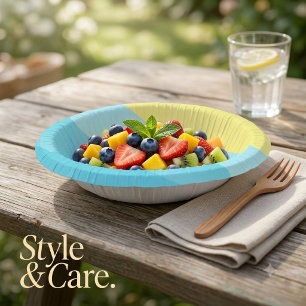 Customizable 7-Inch Paper Bowl for Events