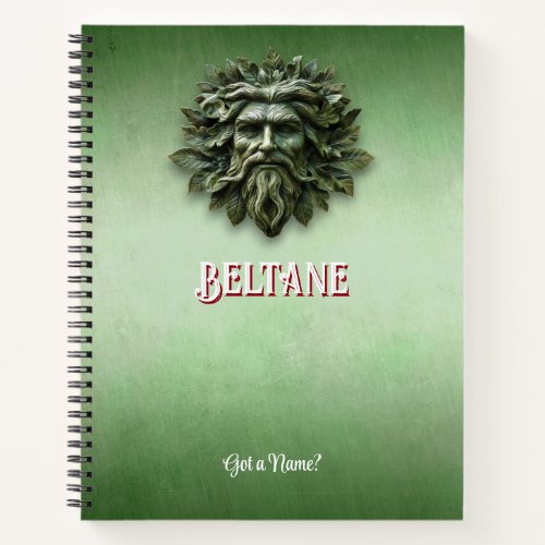 Customizable 85 x 11 Beltane May Day Notebook