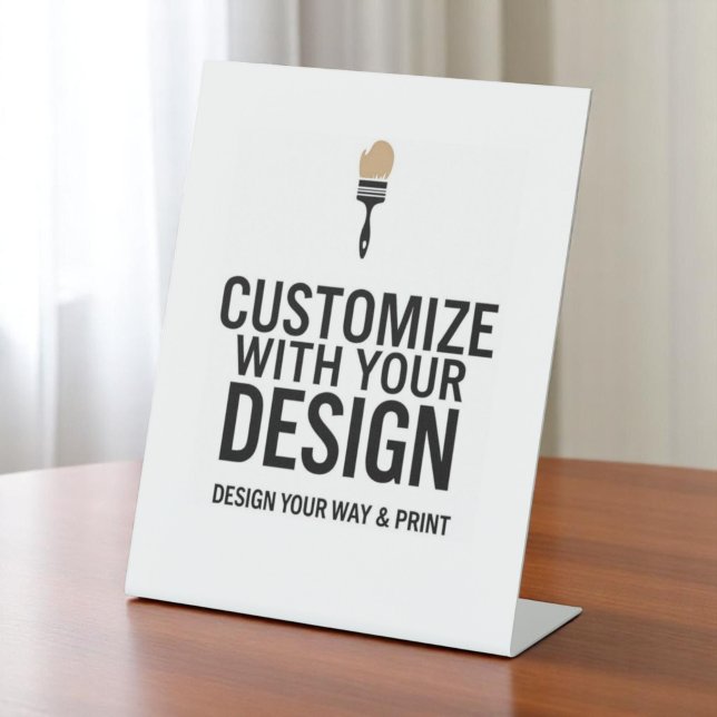 Customizable 8x10" Blank Event Display Sign  (Creator Uploaded)