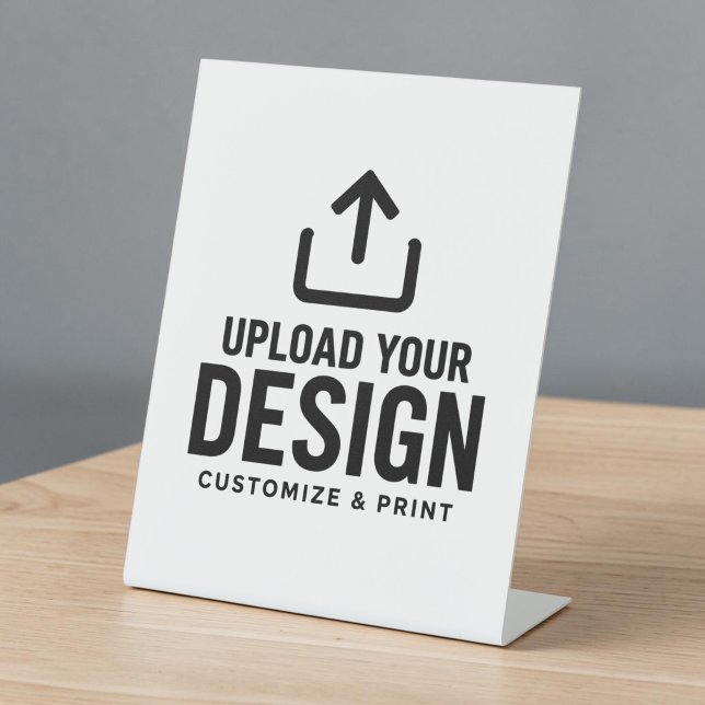 Customizable 8x10" Blank Template Display Sign  (Creator Uploaded)