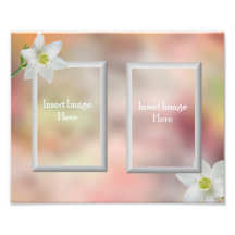Customizable 8x10 picture frame insert