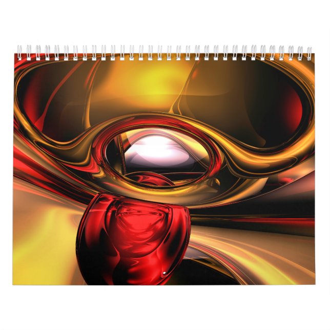 Customizable Abstract Art Calendar V5 (Cover)