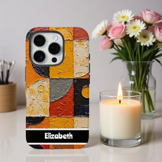 Customizable Abstract Geometric Phone Cover