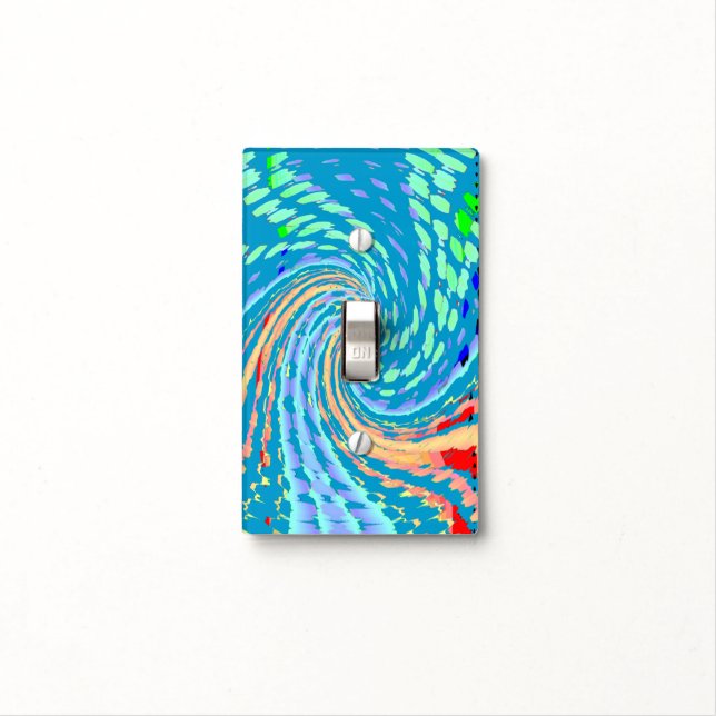 Customizable Abstract Light Switch Cover (In Situ)