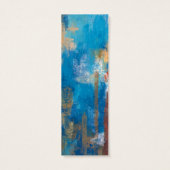 Customizable Abstract Name Tag Bookmark (Back)