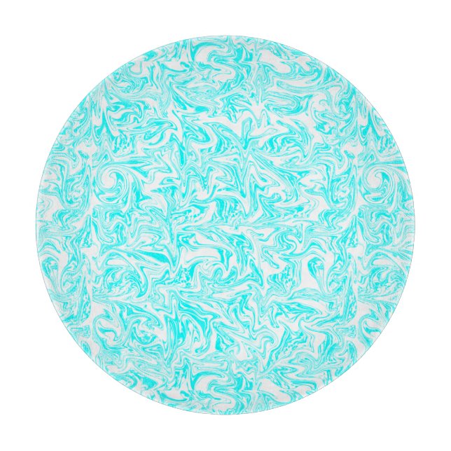 Customizable Abstract Swirl Cutting Board (Front)