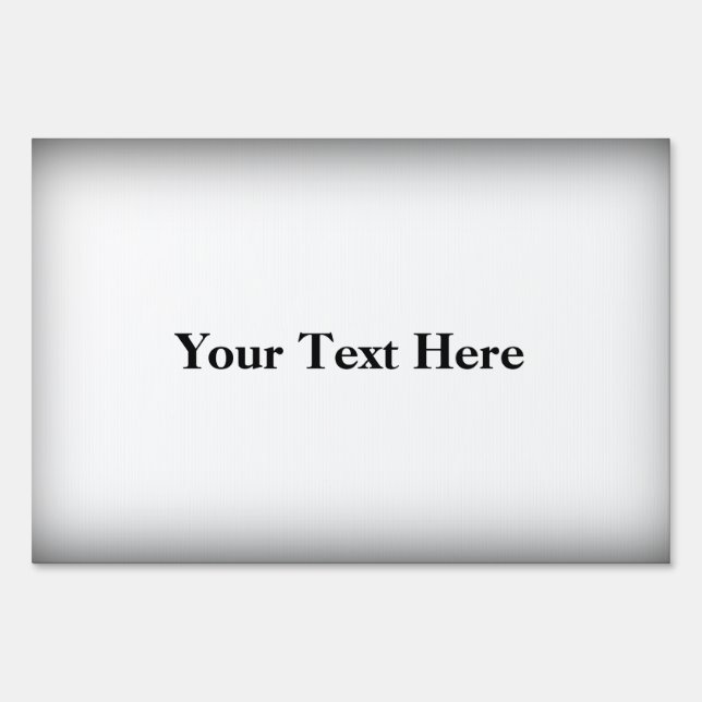 Customizable Add Your Text Black Framed Yard Sign (Front)