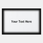 Customizable Add Your Text Black Framed Yard Sign at Zazzle