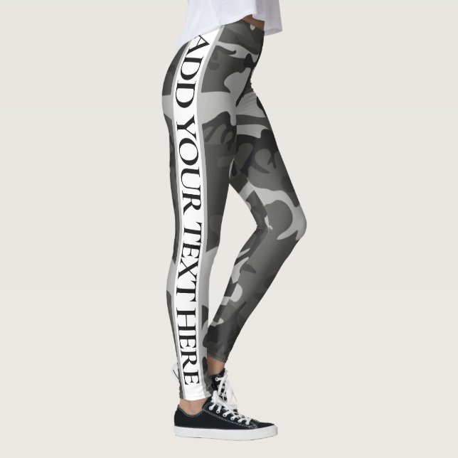 Customizable Add Your Text Leggings (Right)