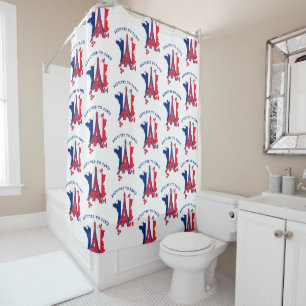 Customizable ADDICTED TO PARIS Shower Curtain