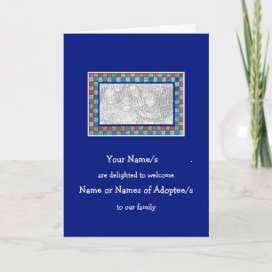 Customizable Adoption Announcement Photo Card