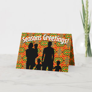 Customizable Afrocentric Holiday Greeting
