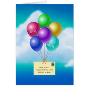 Customizable Air Mail - 5" x 7" Art Card