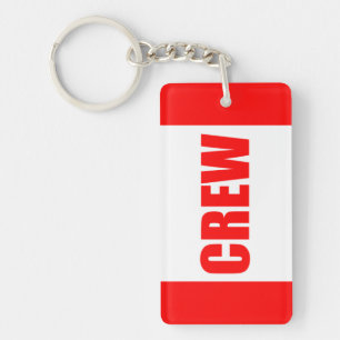 Customizable Aircraft Pilot "Crew" Keychain