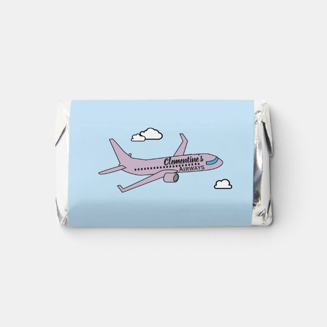 Customizable Airplane Hershey's Miniatures (Front)