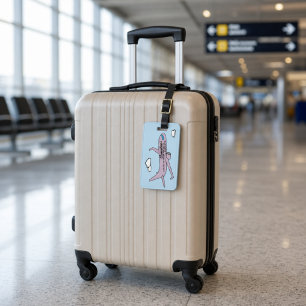 Customizable Airplane Luggage Tag