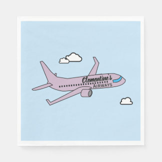 Customizable Airplane Napkins