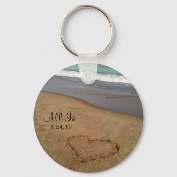Customizable All In Wedding Keychain by ops2014 at Zazzle