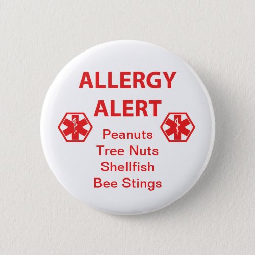 Customizable Allergy Alert Button