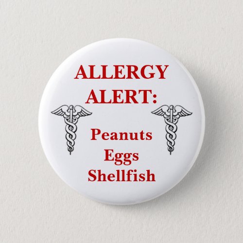 Customizable allergy button