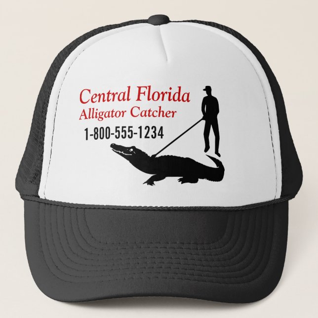 CUSTOMIZABLE Alligator Catcher HAT (Front)