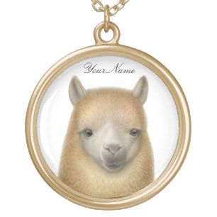 Customizable Alpaca Necklace