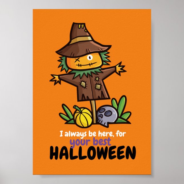 Customizable Always be best Halloween Poster (Front)